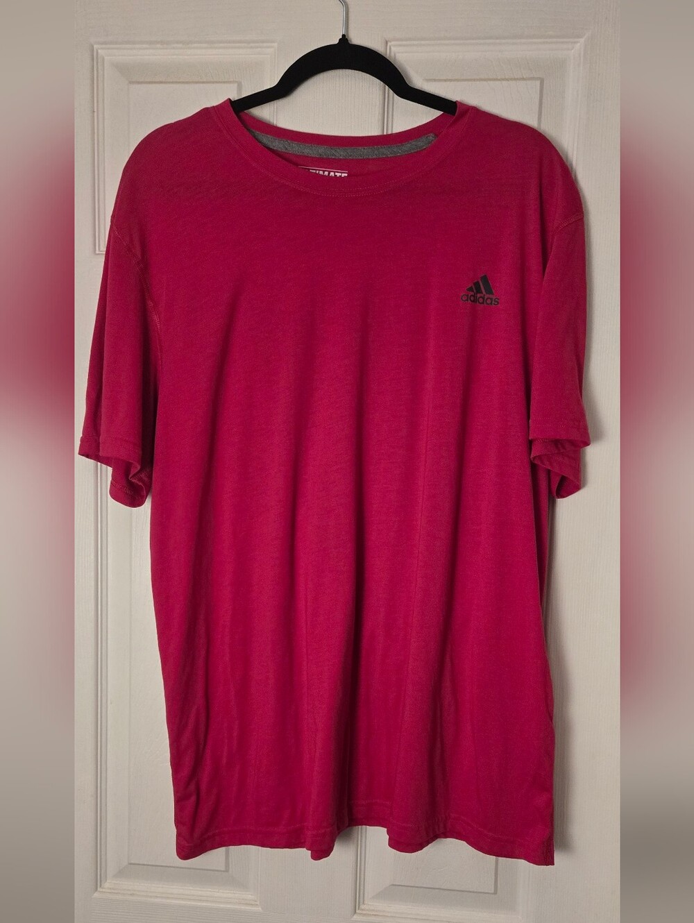 adidas Men’s Fuschia Athletic Tee